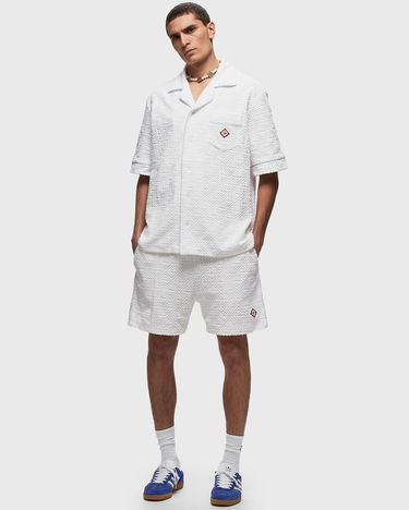 Košeľa Casablanca Monogram Towelling Shirt Biela | MPS24-SH-085-01, 2