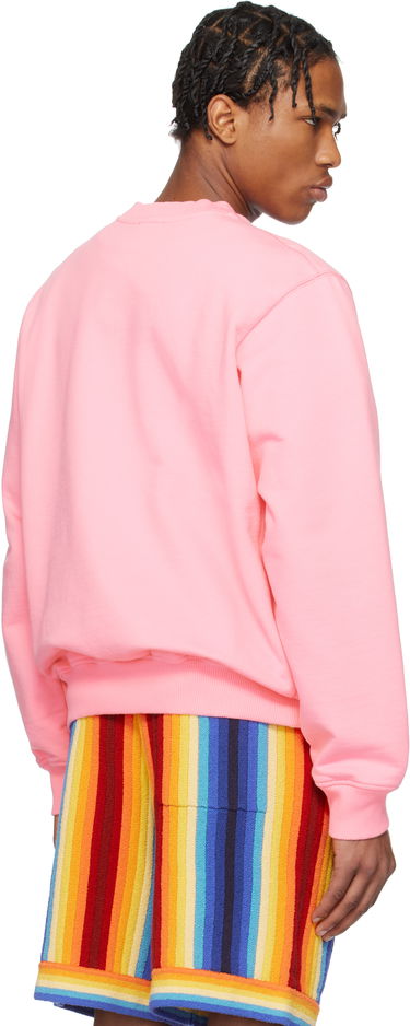 Mikina Casablanca Casablanca Casa Way Skate Print Sweatshirt Ružová | MS25-JTP-293-01, 2