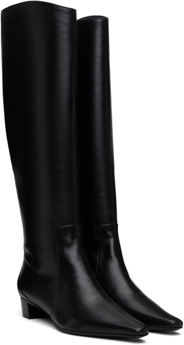 Tenisky a topánky BY FAR BY FAR Pascal Nappa Leather Tall Boots Čierna | 23FWPASDBLNAP, 3