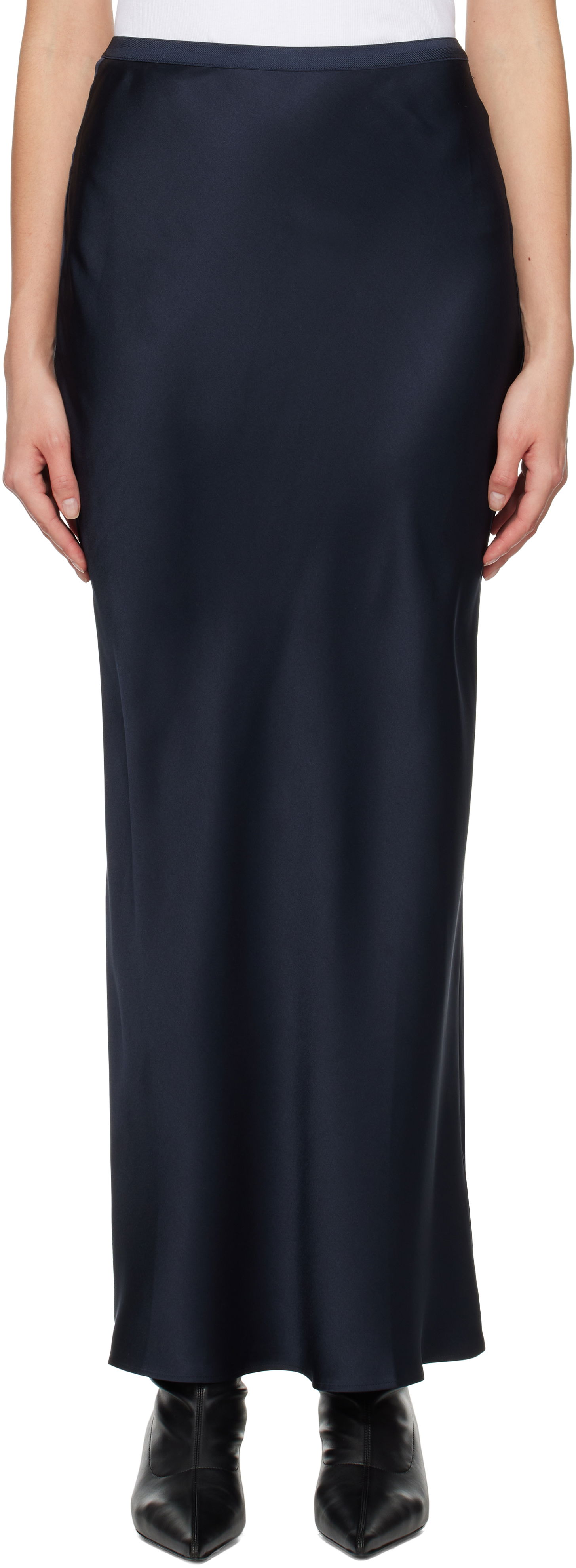 Sukňa Anine Bing Anine Bing Maxi Silk Skirt Navy | A-04-2320-NYA23, 0