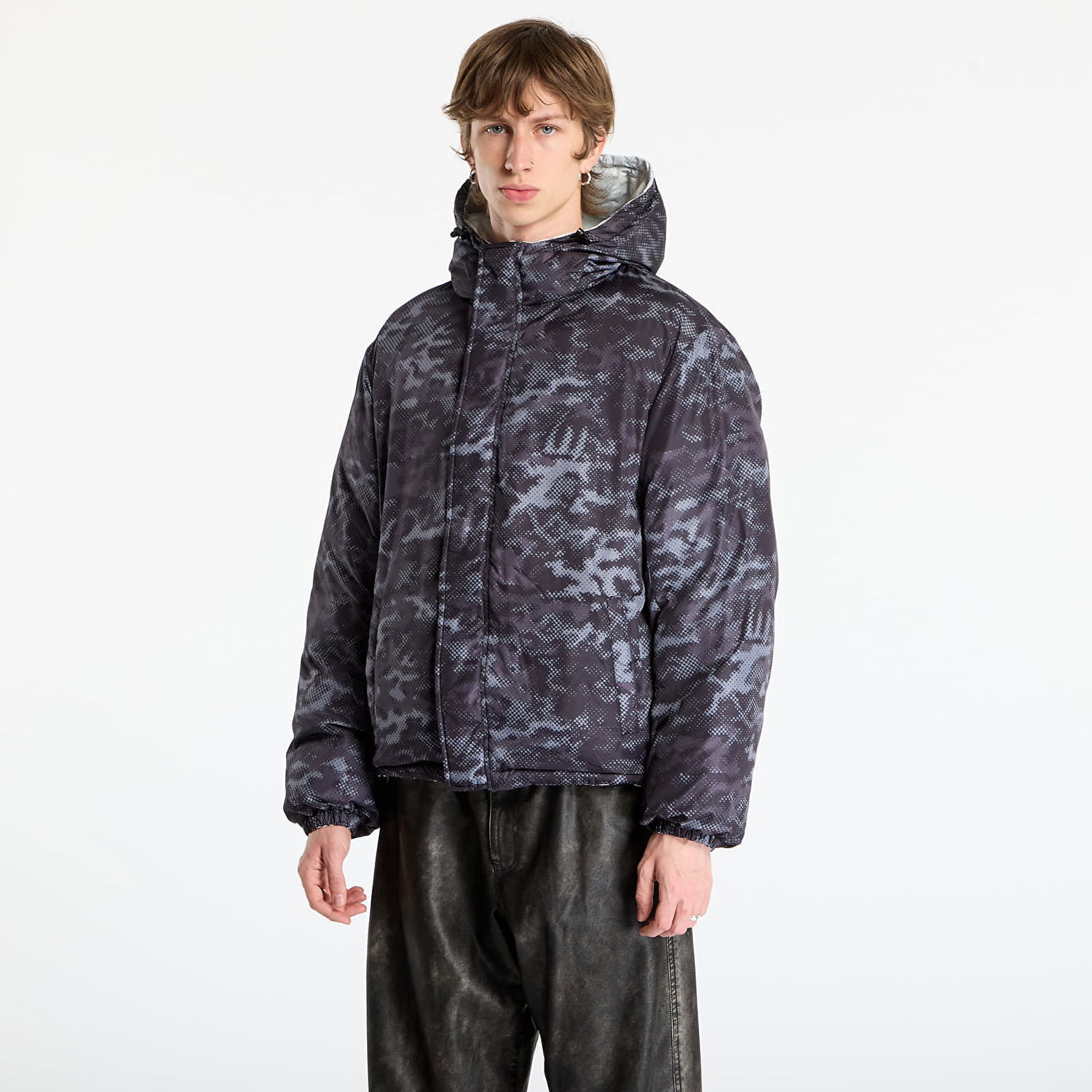 Prešívaná bunda Wasted Paris Digicamo Reversible Puffer Jacket Rôznofarebný | WP_000328, 1