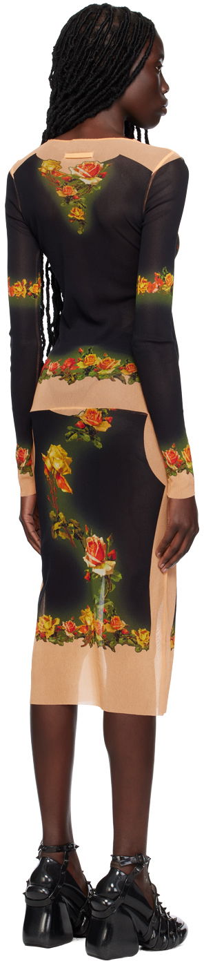 Šaty Jean Paul Gaultier Jean Paul Gaultier 'The Fleurs Petit Grand' Midi Dress Rôznofarebný | 23/12-F- RO045-T525-6800, 2