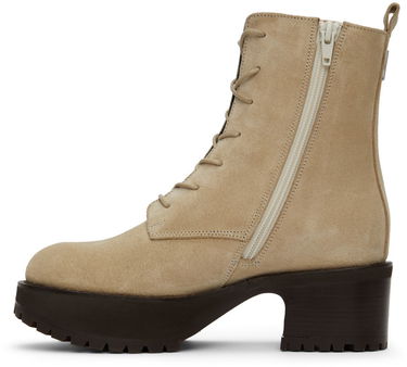 Oblečenie BY FAR BY FAR Cobain Suede Boots Béžová | 22CRCBCAPUU, 2