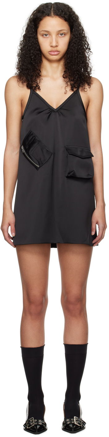 Šaty We11done We11done Pocket Minidress Čierna | WD-OP0-24-149-W-BK, 0