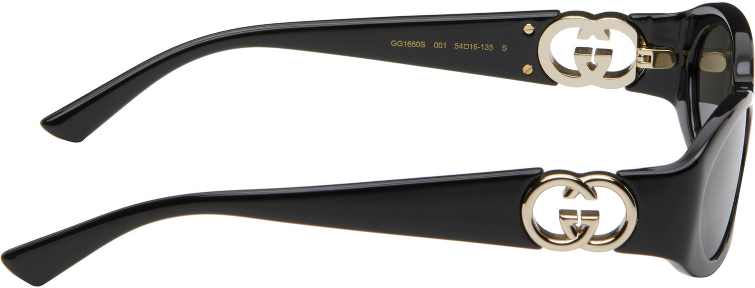 Slnečné okuliare Gucci Black GG1660S Sunglasses Čierna | GG1660S-001, 1