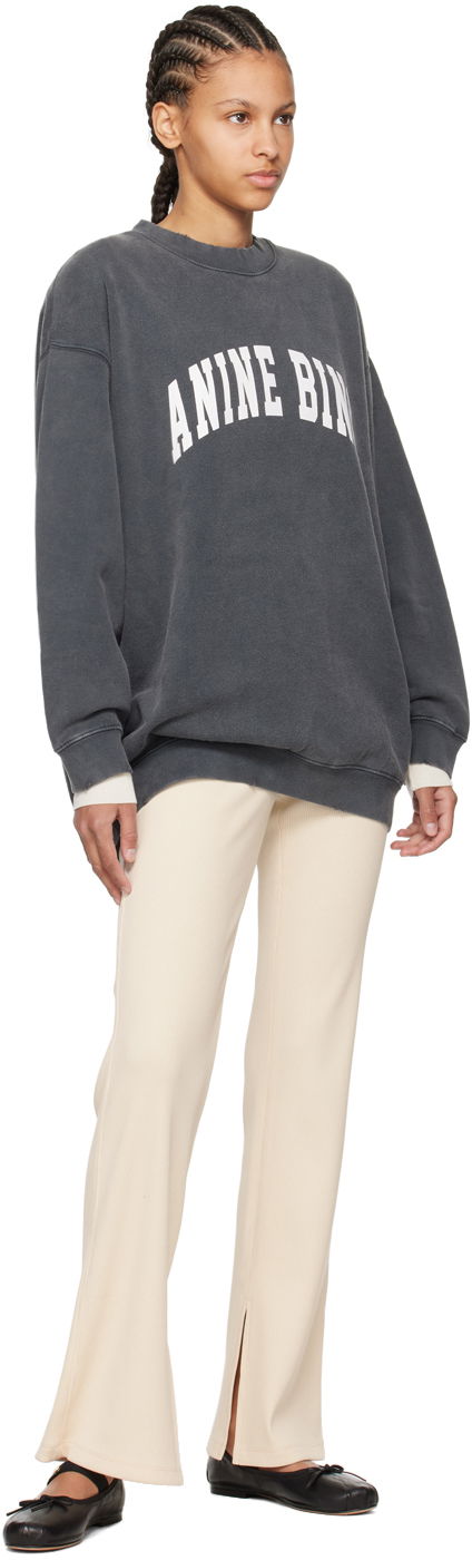 Oversized Sweatshirt with Logo Print