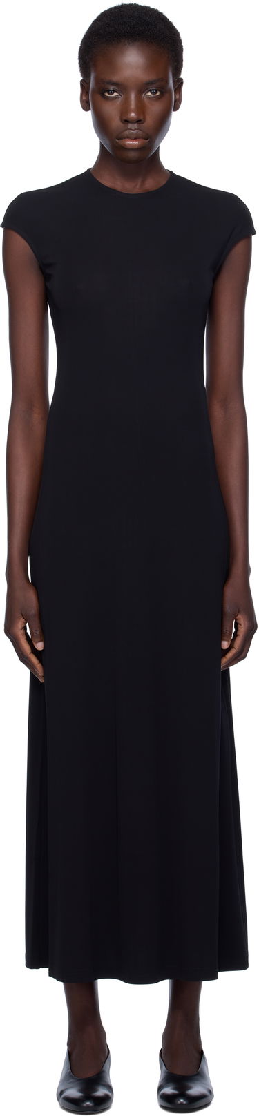 Šaty TOTEME TOTEME Everyday Midi Dress Čierna | 252-WRD0188-FB0162, 0