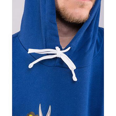 Mikina New Era Superhero × Looney Tunes Line Up Oversized Hoody Royal Blue Navy | 60414229, 2