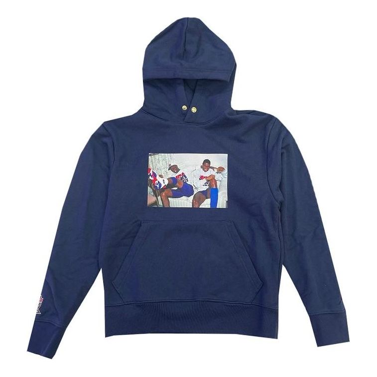 Mikina Jordan Jordan x Trophy Room Fleece Hoodie Navy | DR2953-410