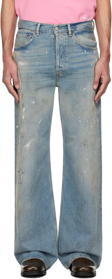 Džínsy Acne Studios Acne Studios Loose Fit 2021M Jeans Modrá | B00389-, 0