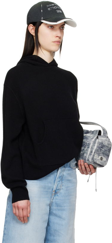 Mikina Acne Studios Acne Studios Cashmere Hoodie Šedá | B60353-, 4