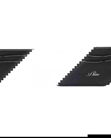 Peňaženka Dime Cursive Leather Cardholder Čierna | DIMEHO2432BLK, 0