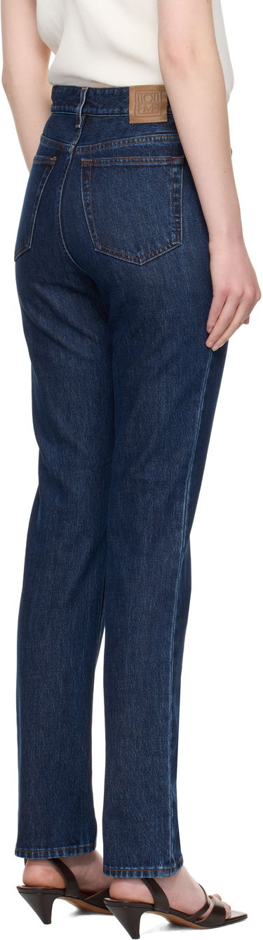 Džínsy TOTEME High Slim Jeans Modrá | 252-WRB0271-FB0045, 2