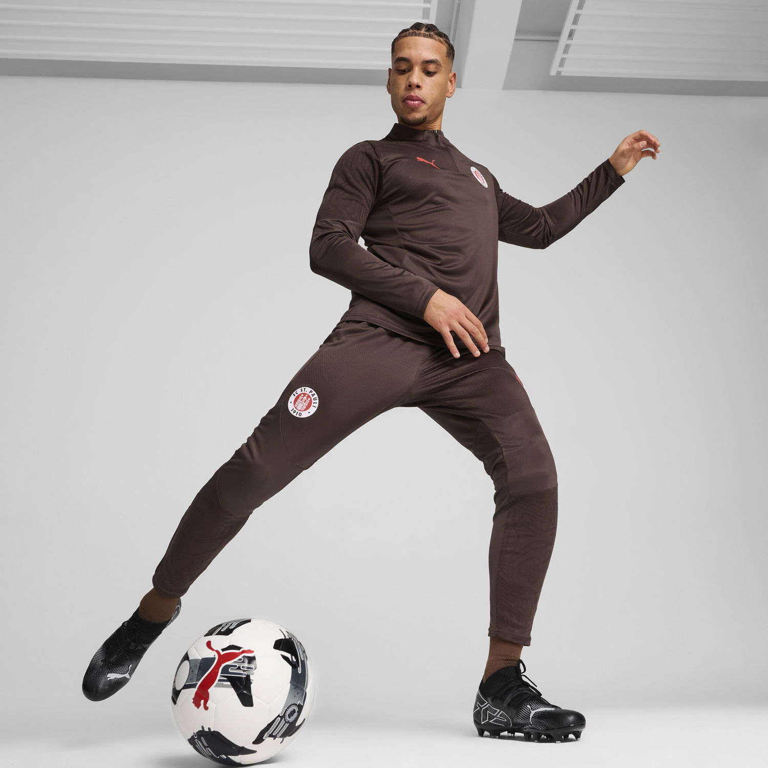 Tepláky Puma FC St. Pauli Men's Training Pants Hnedá | 778725_05, 1