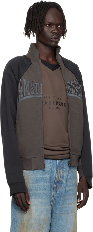 Bunda VETEMENTS VETEMENTS Patched Zip-Up Jacket Hnedá | UH76ZU760CB, 4