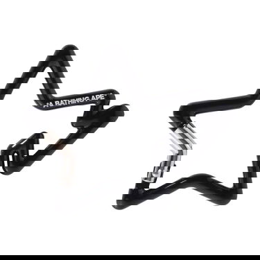 Kľúčenka BAPE A BATHING APE Star-Shaped Carabiner Čierna | 001GDL301012MBLK, 1