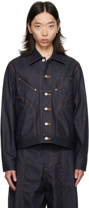 Bunda sage NATION SAGE NATION Jiji Denim Jacket Modrá | S084 DENIM JIJI JACKET DENIM R, 0