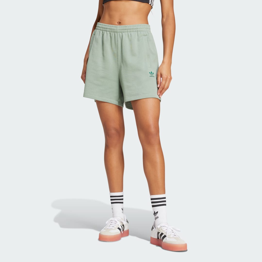 Šortky adidas Performance Essentials French Terry Shorts Zelené | JJ3463, 0