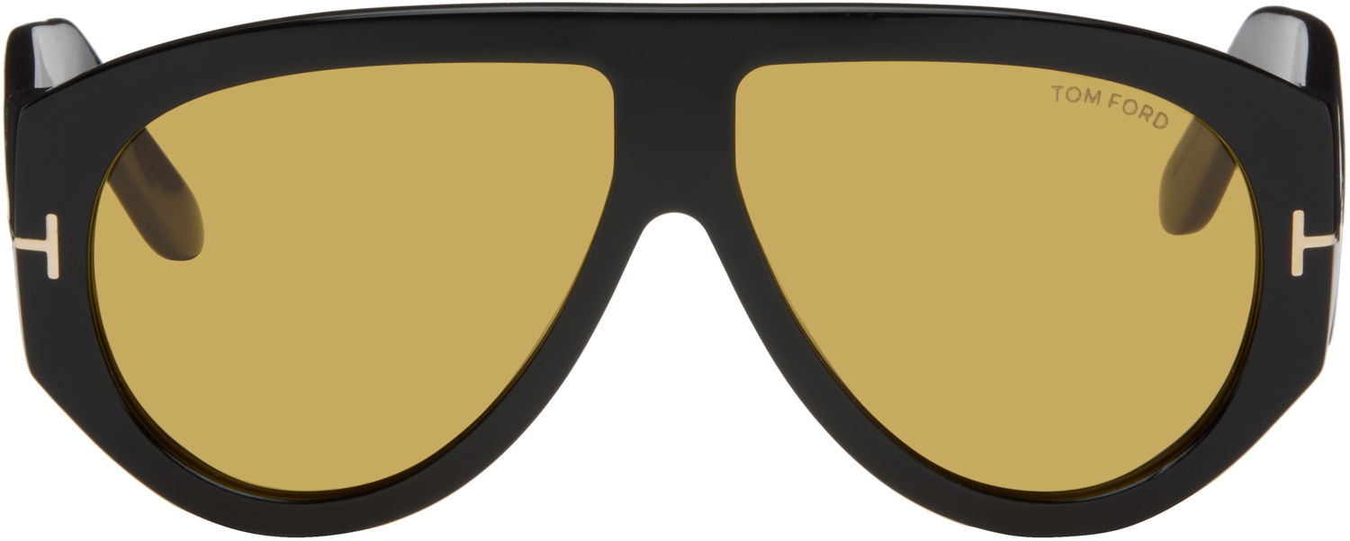 Slnečné okuliare Tom Ford Bronson Pilot-style Sunglasses Čierna | FT1044_6001E, 0