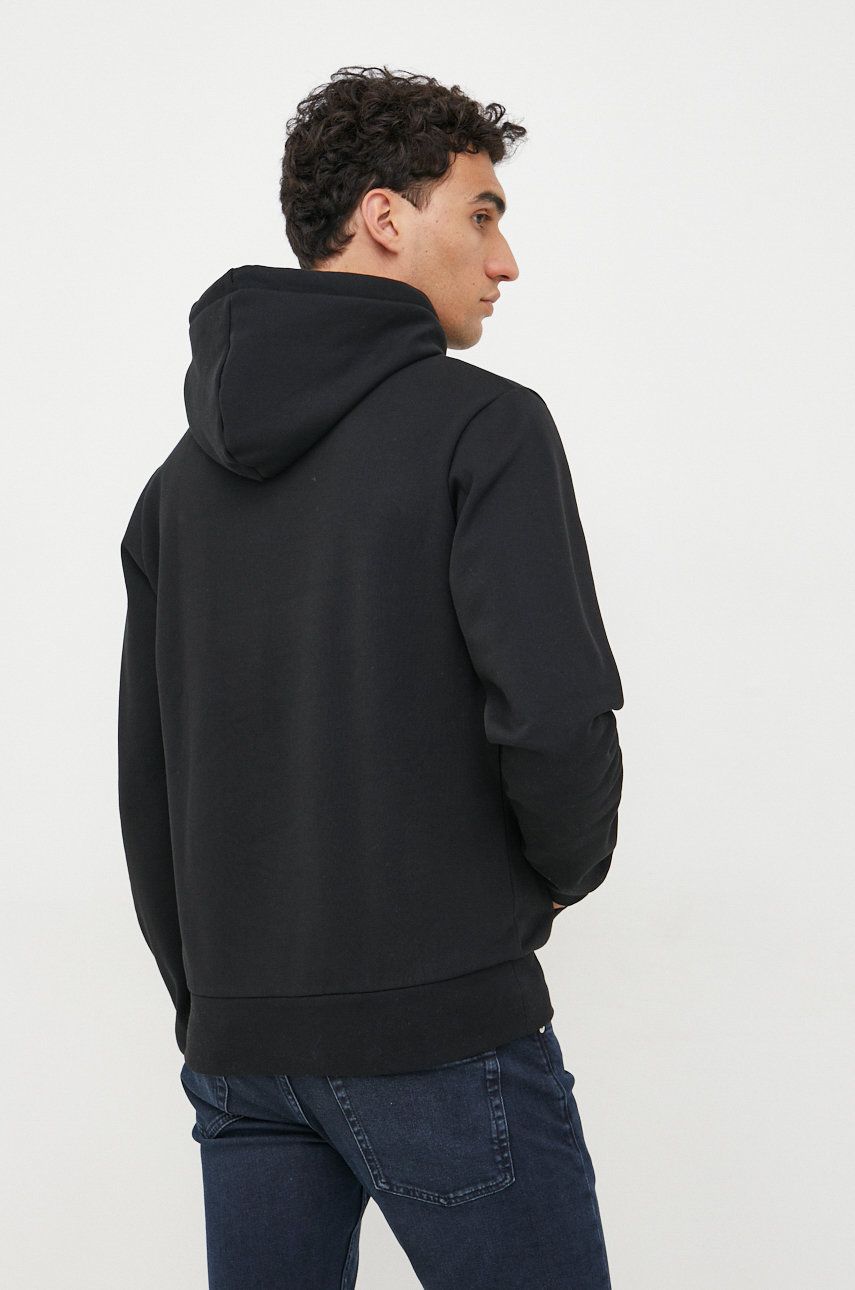 Mikina Lacoste Organic Cotton Hoodie Čierna | SH9623, 1
