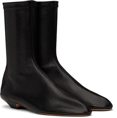 Tenisky a topánky Khaite Khaite Apollo Flat Ankle Boots Čierna | F1082-836, 3
