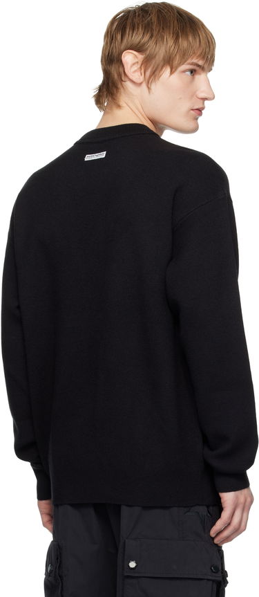 Sveter AAPE by A Bathing Ape AAPE by A Bathing Ape AAPE NOW Knit Sweater Čierna | AAPKNMB333XXNBKX, 2