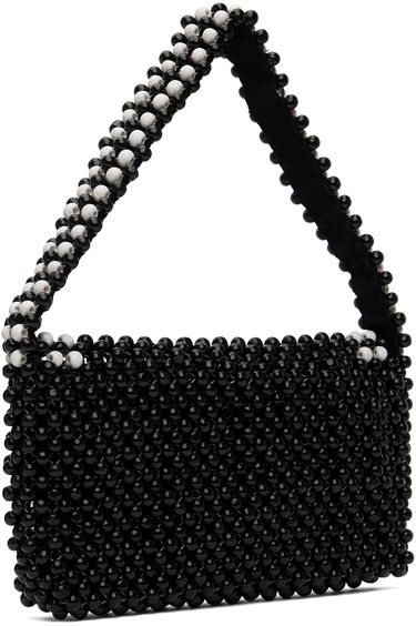 Taška cez rameno YMC Beaded Shoulder Bag Čierna | QBWMA, 2