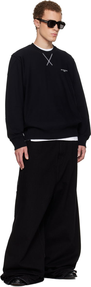 Mikina Givenchy Couture Seam Sweatshirt Čierna | BMJ0P63YS1001, 3