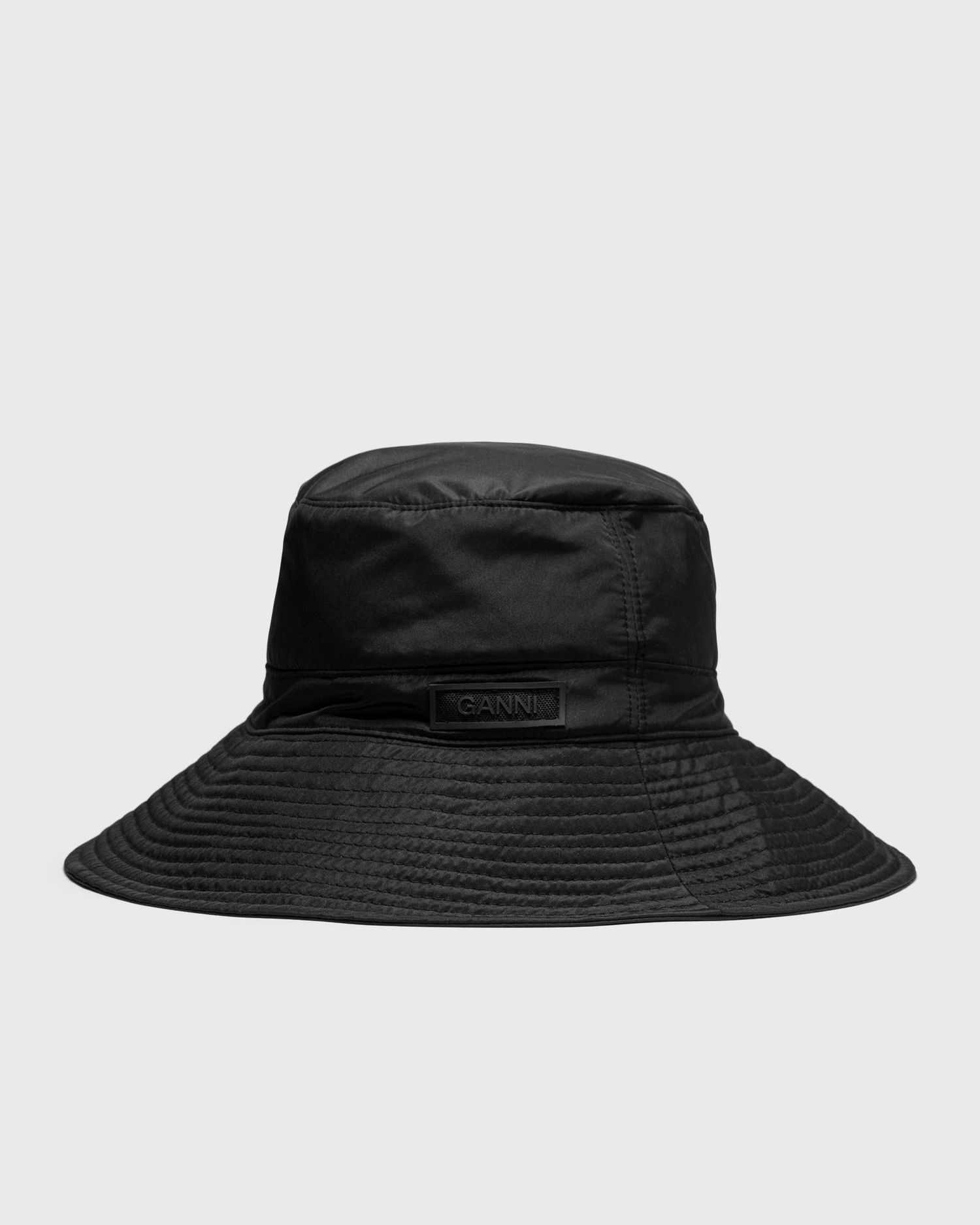 Klobúk GANNI Recycled Tech Bucket Hat Čierna | 5714667455367, 0