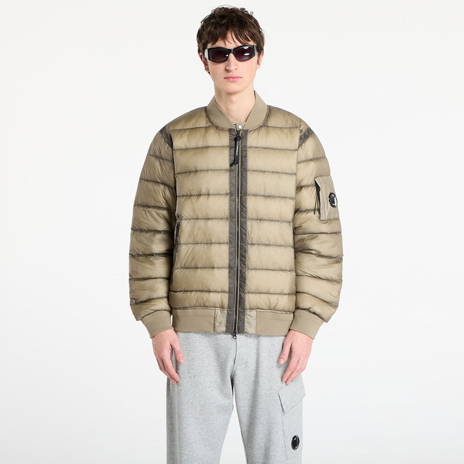 Bomber bunda C.P. Company D.D. Shell Bomber Down Jacket Béžová | 19CMOW001A110416A-356, 0