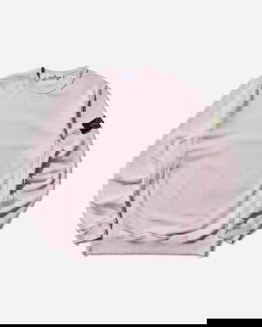 Mikina Stone Island Garment Dyed Crewneck Sweatshirt Ružová | K2S15-6100028-S0A20 V0080, 1