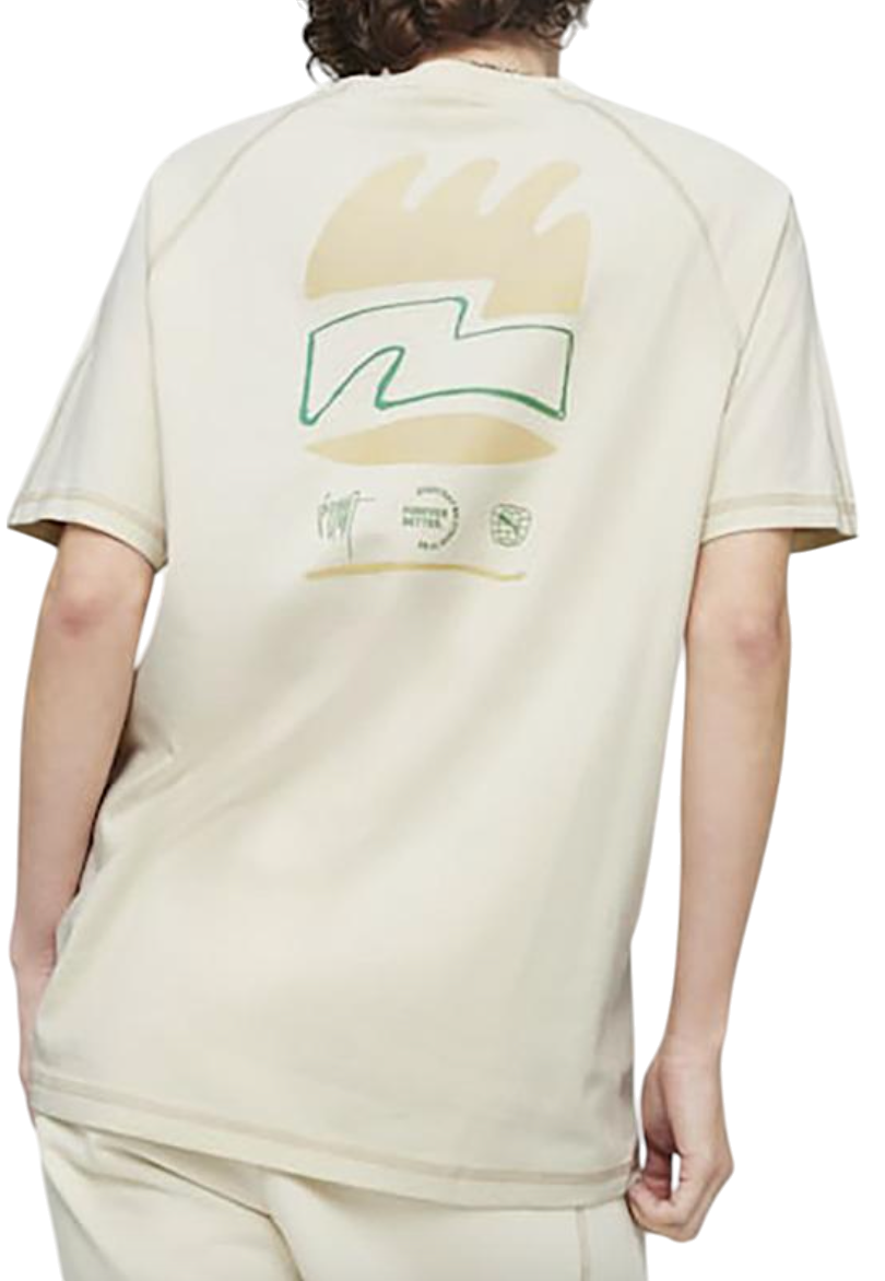 Tričko Puma Puma Downtown RE Collection T-Shirt Béžová | 624402-87, 1
