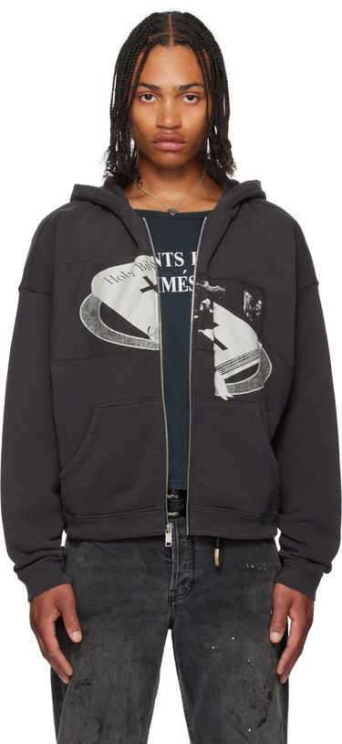 Mikina Enfants Riches Déprimés Enfants Riches Déprimés Holy Bible Assemblage Baggy Zip Hoodie Čierna | 020-465, 0