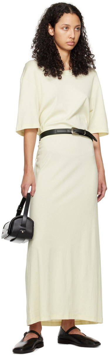 Šaty LEMAIRE Belted Midi Dress Béžová | DR1045 LJ1016, 3