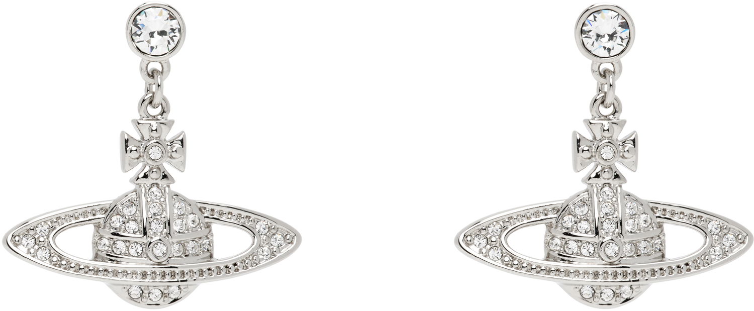Náušnice Vivienne Westwood Mini Bas Relief Drop Earrings Metalická | 62020025-02P116-CN, 0