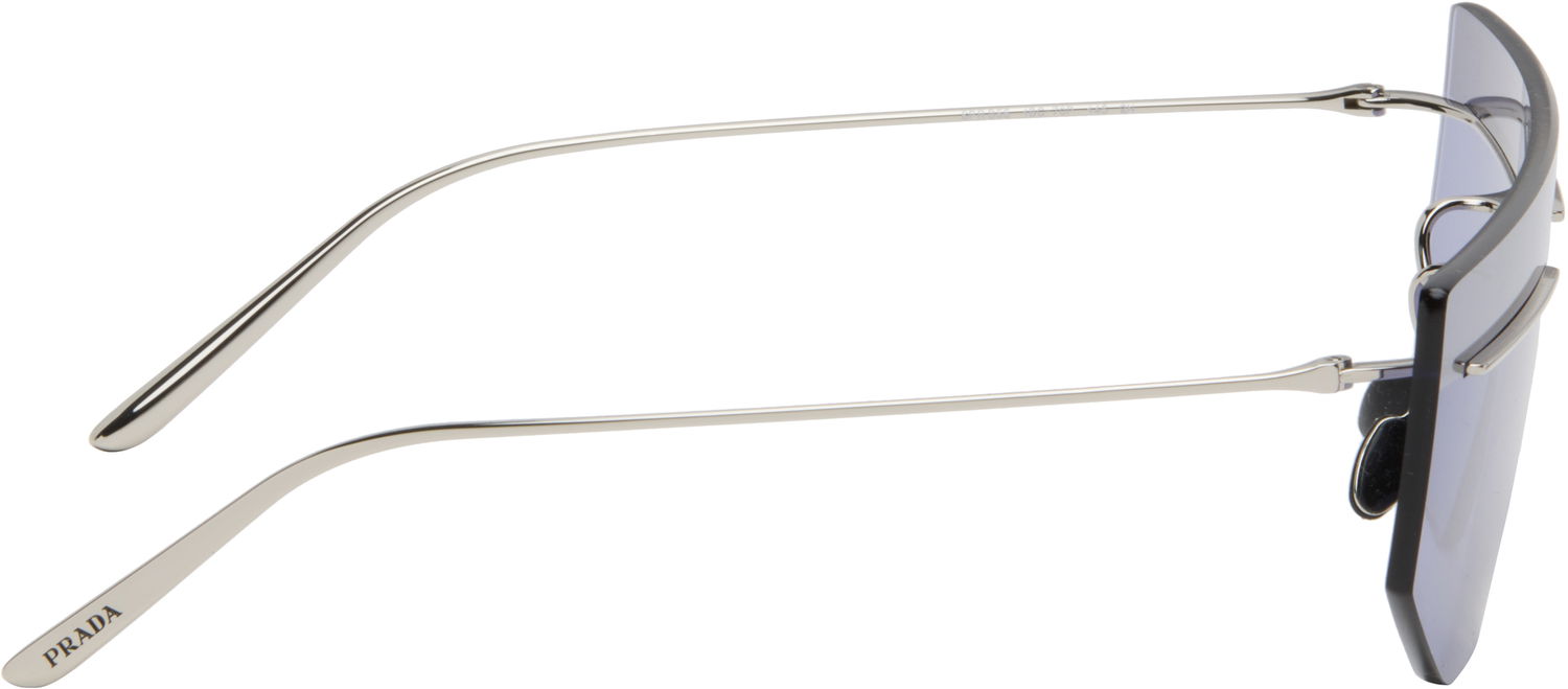 Slnečné okuliare Prada Flat Top Shield Sunglasses Fialová | 0PR B55S 1BC70P40 8056262453186, 1