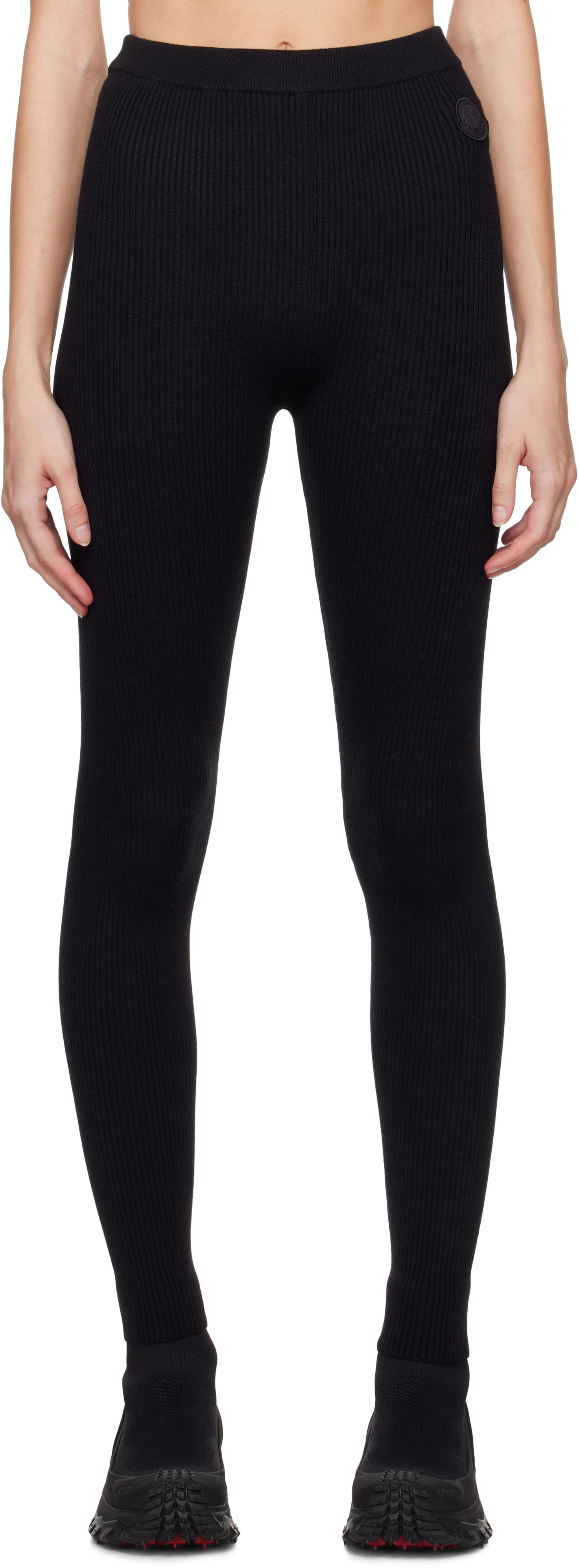 Legíny Moncler Two-Pack Rib-Knit Leggings Čierna | J20939G00005M1259, 0