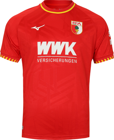Dres Mizuno Mizuno FC Augsburg Away Jersey 2025/26 Červená | p2gacx11-52, 1