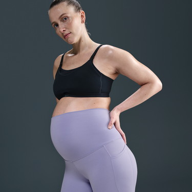 Podprsenka Nike One Maternity High-Waisted Pocket Bike Shorts 8" (M) Fialová | FN3247-533, 1