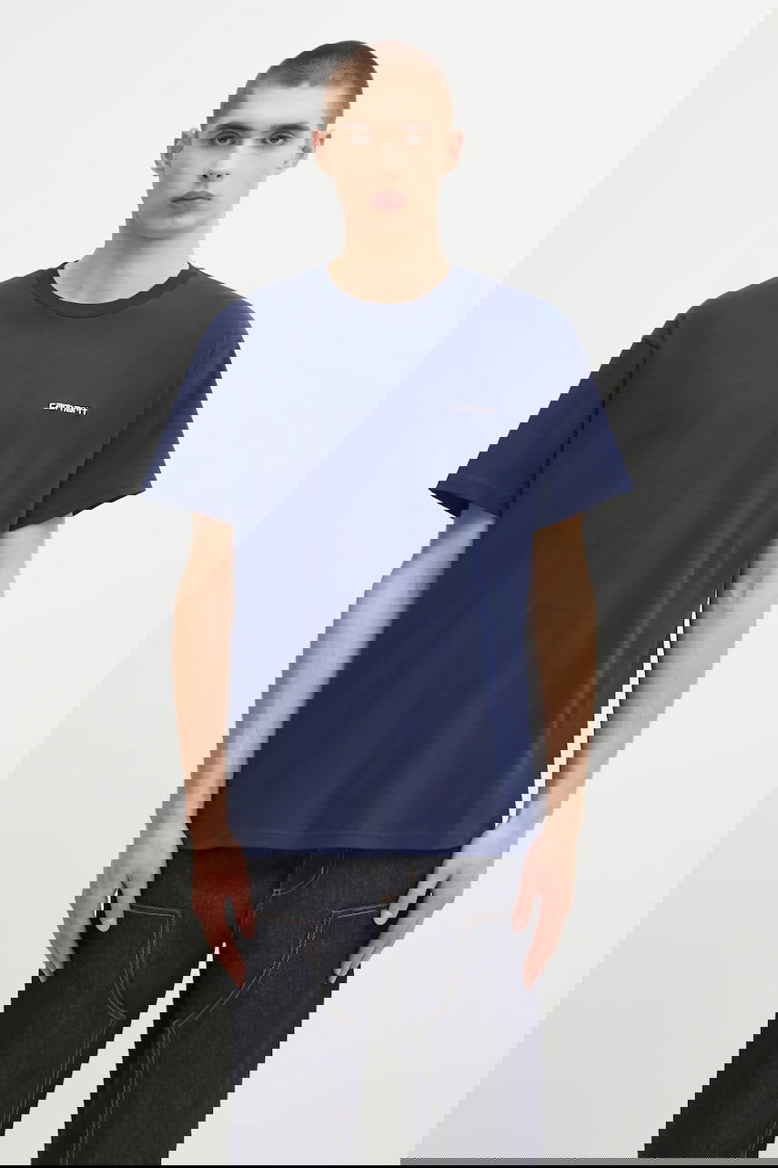 Tričko Carhartt WIP S/S Script Embroidery T-Shirt Navy | I030435.3CCXX, 0