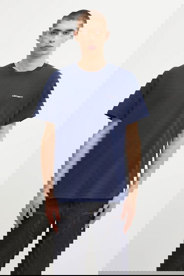 Tričko Carhartt WIP S/S Script Embroidery T-Shirt Navy | I030435.3CCXX, 0