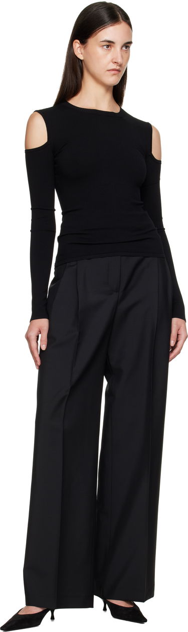 Tričko Max Mara Max Mara Vik Cold-Shoulder Top Čierna | 2511361092600, 3