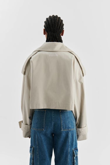 Kabáty AXEL ARIGATO Gaia Cropped Trench Coat Béžová | A2130001, 3