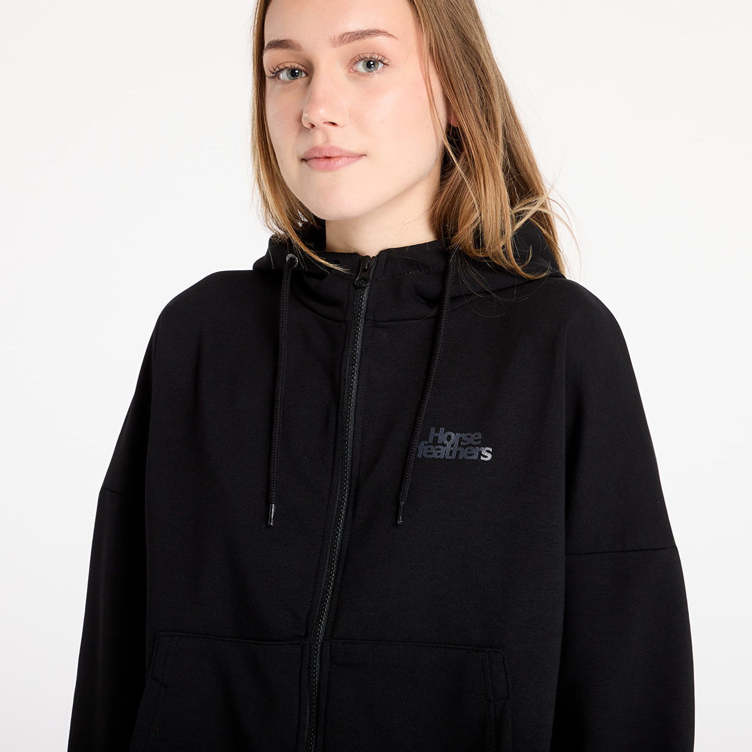 Tričko Horsefeathers Imai Sweatshirt Black XS Čierna | SW915A, 1