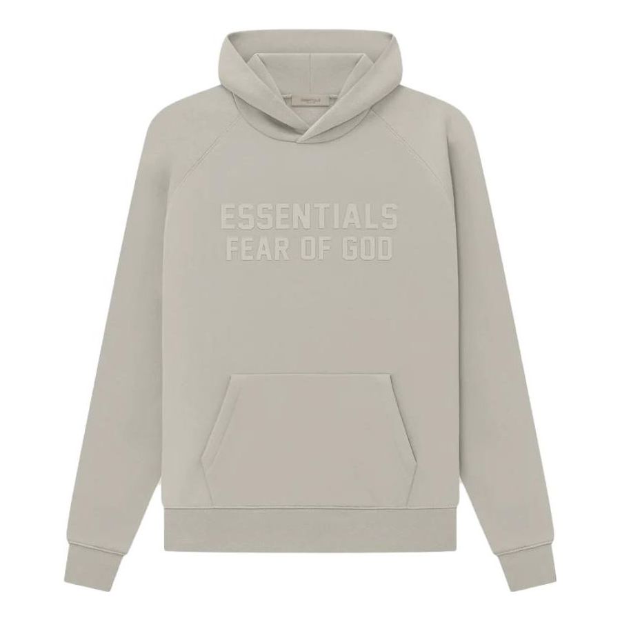 Mikina Fear of God Essentials Hoodie 'Seal' Béžová | FOG-SS23-001, 0