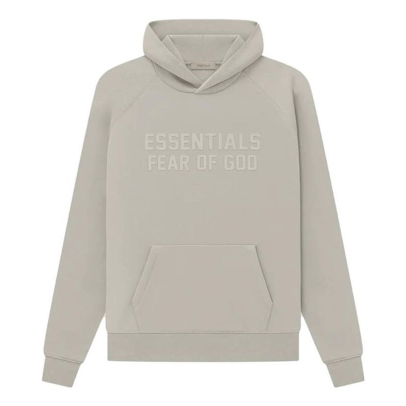 Mikina Fear of God Essentials Hoodie 'Seal' Béžová | FOG-SS23-001