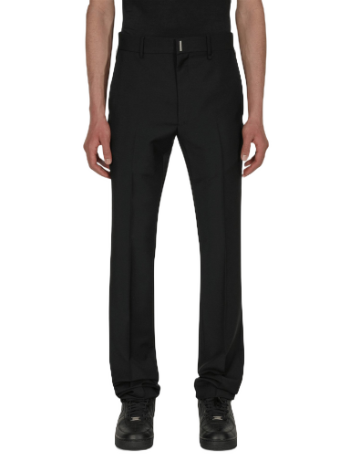 Nohavice Givenchy Zip Details Wool Trousers Čierna | BM50ZC100H 008