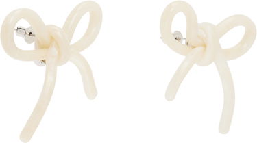 Náušnice SHUSHU/TONG SHUSHU/TONG YVMIN Edition Bow Earrings Biela | AW2020AC16 PLA001, 1