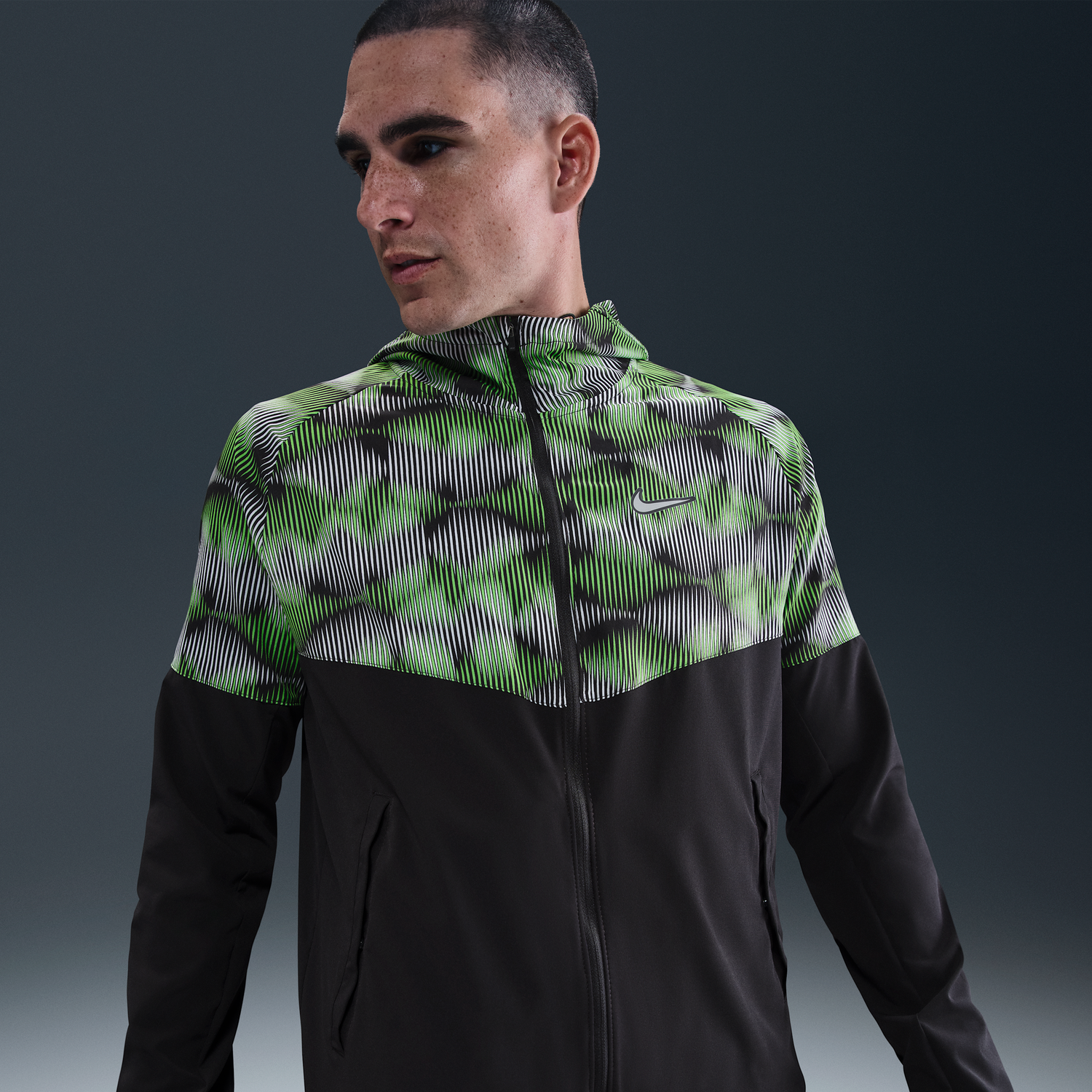 Vetrovka Nike Nike Miler Running Jacket Čierna | IM2084-010, 0