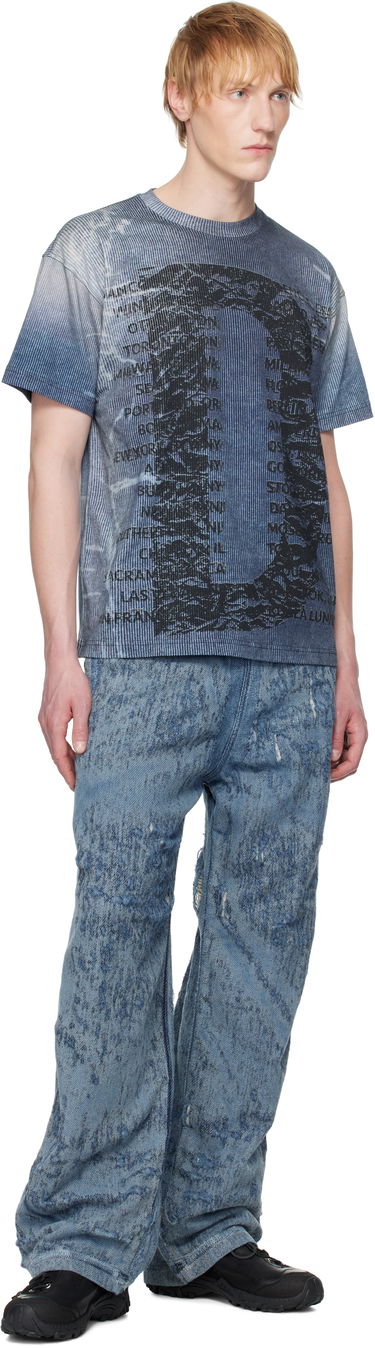 Tepláky Diesel Diesel D-Enimos-FSG Acid Wash Drawstring Lounge Pants Modrá | A18936-068RQ-01, 3
